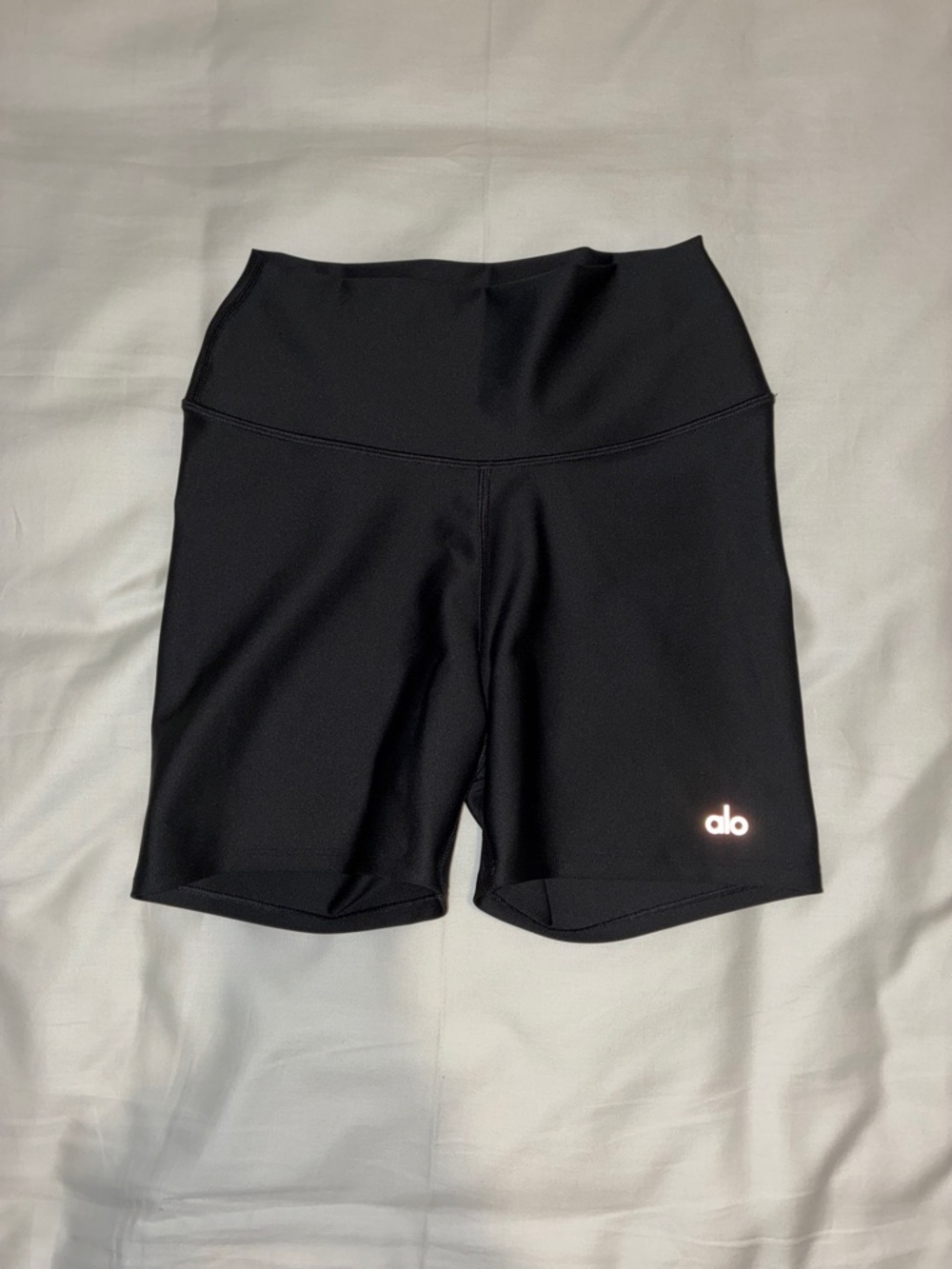 ALO Yoga High-Rise Black Bike Shorts
